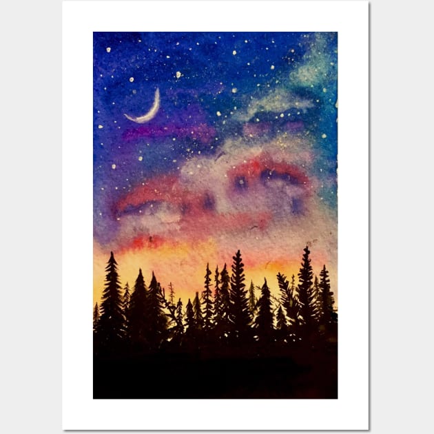 Splendid nights Wall Art by Whettpaint